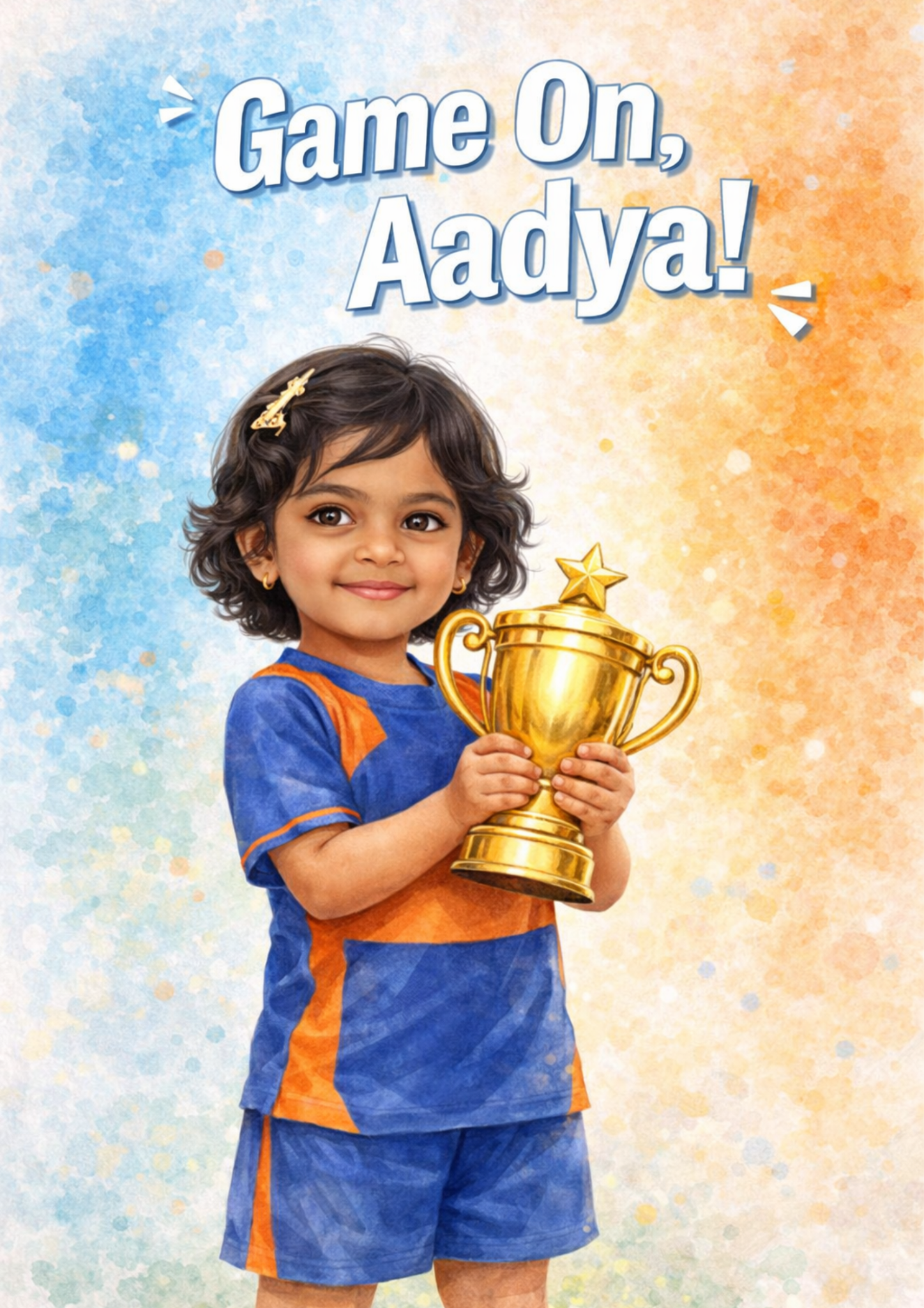 Game On! personalised storybook cover