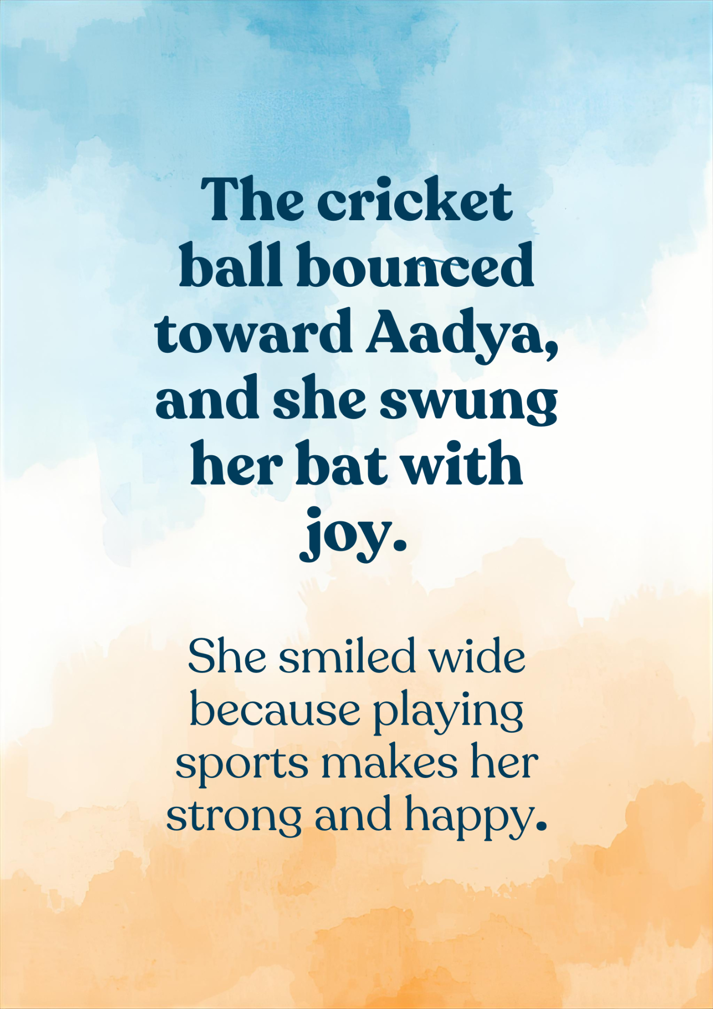 Preview page from Game On Aadya showing Aadya in a football moment