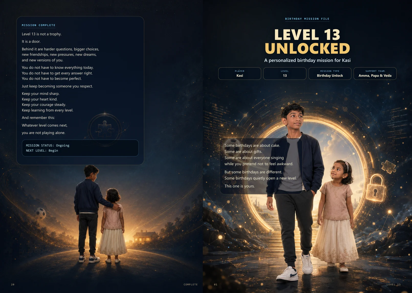 Cover and back cover of Level 13: Unlocked